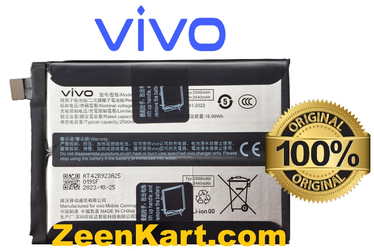 BA03 1 Original Vivo BA03 Battery For iQOO Z8 / Vivo Y100T Mobile – 5000mAh - Image 1